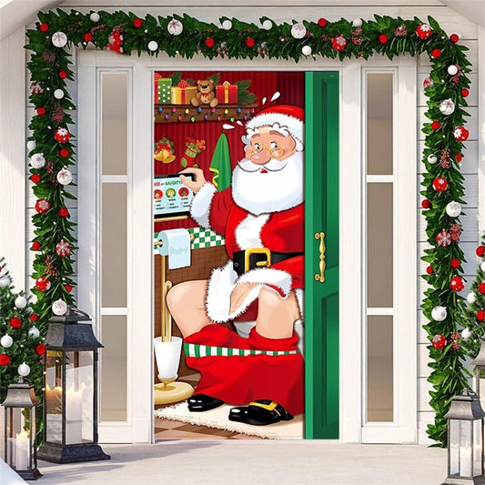 🎅 Vánoční předprodej – 50% sleva 🎅 – Vánoční dekorace na dveře 2025