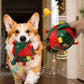🎄🐶🐱 Hračky pro domácí mazlíčky | Nabíjecí vánoční koule s zvukovými efekty