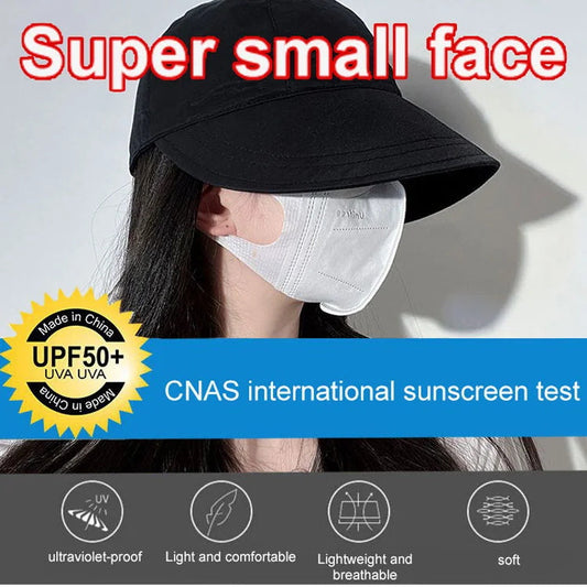 🎀  Sluneční klobouk Bare Face s ultrafialovou ochranou🌞🥰