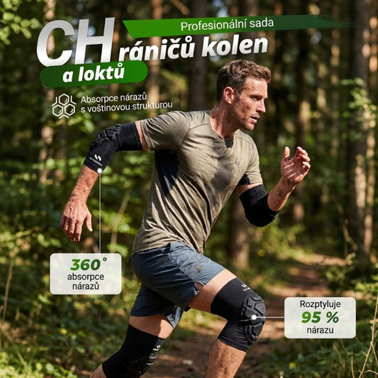 Profesionální sada chráničů kolen a loktů
