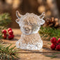 🐮 Formička na kostky ledu ve tvaru mini skotské krávy – roztomilý 3D led do nápojů, na večírky a jako dárek