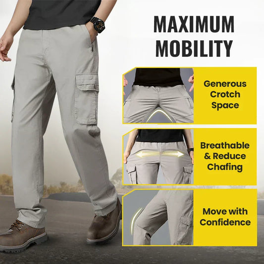 ⏳ Časově omezená akce👖Vícekapsové odolné ultra pohodlné volné kalhoty