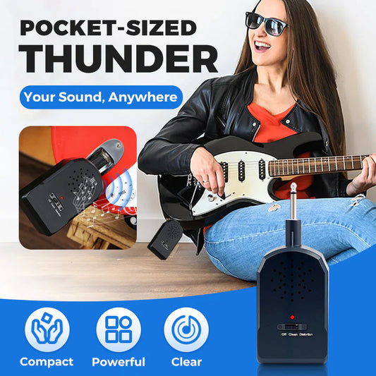 🔥 Mini kytarový zesilovač Pro 🎸 30 W HD zvuk 🔊20 hodin hraní 🔋