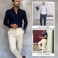 💖👖Pánské kalhoty Slim Fit s elastickým pasem