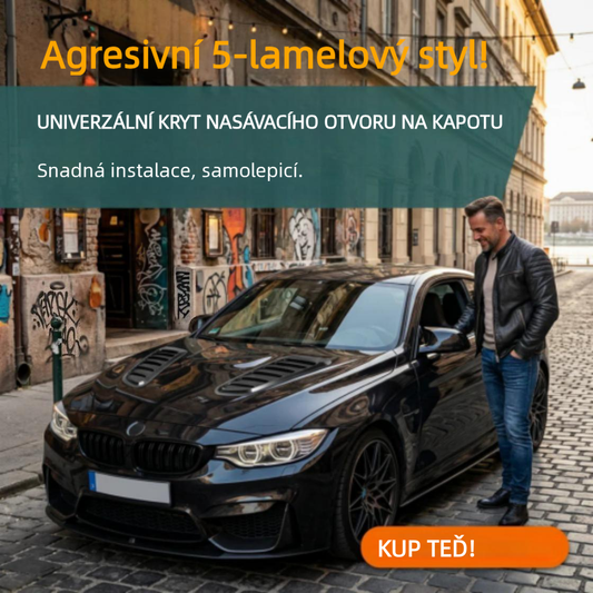 🚗 50% OFF NOW! 💨 Universal Car Hood Vent Decoration – ABS Material, Easy Adhesive Installation & Multiple Finishes 🔧