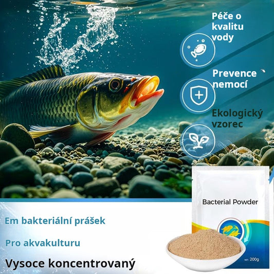 Vysoce koncentrovaný bakteriální prášek EM pro akvakulturu