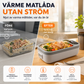 ⚡🔋 Elektrický obědový box s USB nabíjením – Samoohřívací a lehký – Ideální do práce, školy i na cesty