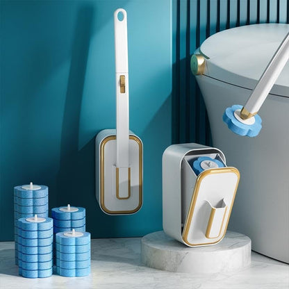 🚽Inovativní sada toaletních kartáčů k montáži na zeď