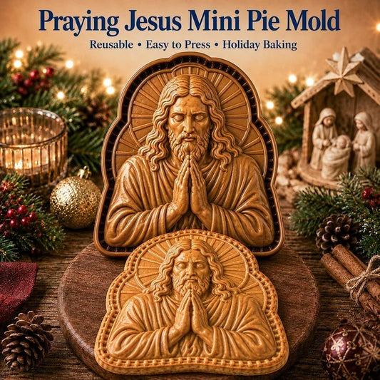 ✝️ Sada mini formiček na vánoční cukroví s motivy víry a betlému | Formičky pro opakované použití🥧✨