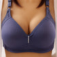 🎉 ČASOVĚ OMEZENÁ NABÍDKA 50% SLEVA! 💕 Pohodlná podprsenka bez drátků pro větší velikosti – bezešvá nylon-spandex, proti prověšení a prodyšná 👙