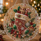 🎅🎄Vánoční sada na výrobu závěsné ozdoby technikou „Diamond Art“ s perleťovými korálky | Odolné, neblednoucí perleťové korálky – ručně vyráběná vánoční závěsná dekorace pro kutily 🎅💎