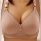 🎉 ČASOVĚ OMEZENÁ NABÍDKA 50% SLEVA! 💕 Pohodlná podprsenka bez drátků pro větší velikosti – bezešvá nylon-spandex, proti prověšení a prodyšná 👙