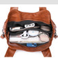 Vintage velká kapacita nastavitelná crossbody kabelka
