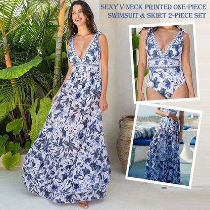 Plavky s výstřihem do V se sukní