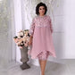 🌸【S-5XL】Dámská volná krajková polodupačka s krajkou