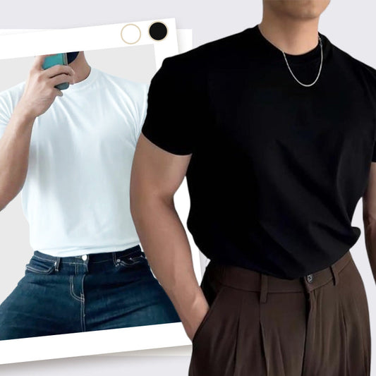 Pánské tričko s krátkým rukávem a slim fit střihem