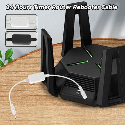 ⏰ 24hodinový časovač kabel pro restartování routeru📡