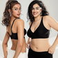 🔥Dámské pohodlné bezdrátové podprsenky Push Up Bralettes Bezešvé trička Podprsenky Hluboký výstřih Podprsenky na každý den