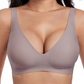 🔥Dámské pohodlné bezdrátové podprsenky Push Up Bralettes Bezešvé trička Podprsenky Hluboký výstřih Podprsenky na každý den