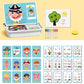 Magnetické puzzle Face Dress Up Cestovní hra Dvoustranná předškolní vzdělávací hračka pro děti