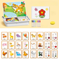 Magnetické puzzle Face Dress Up Cestovní hra Dvoustranná předškolní vzdělávací hračka pro děti