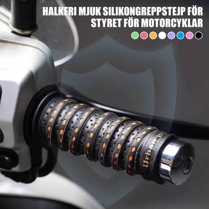 🔥 Protiskluzová měkká silikonová páska na řídítka motocyklu