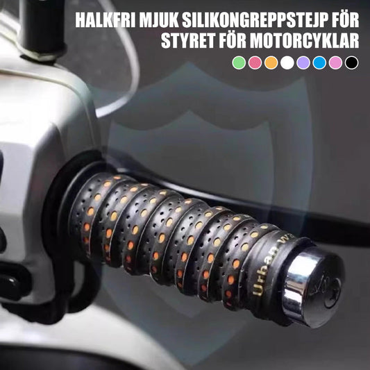 🔥 Protiskluzová měkká silikonová páska na řídítka motocyklu