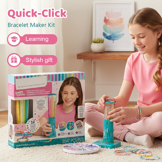 🎄Vánoční výprodej 50 % SLEVA!!🎁 Sada na výrobu náramků Quick-Click