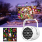 🎄Vánoční projektorová lampa s 16 vzory a USB – snadno použitelná a působivá