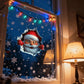 🎅Mikuláš prorazí zeď kreativní 3D samolepka na zeď
