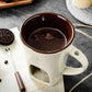 🍫 KERAMICKÝ HRNEK NA ČOKOLÁDU 🕯️✨ Ideální na romantickou večeři nebo večírek s přáteli! 🥂🍓