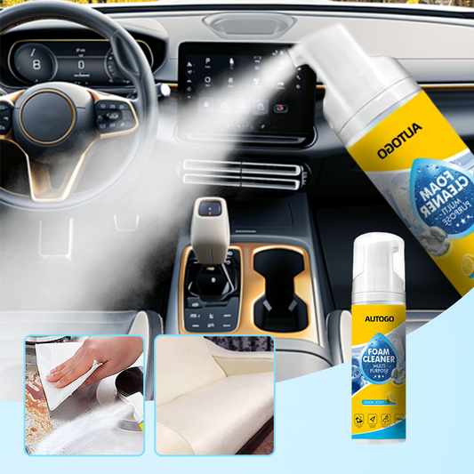 Silný a víceúčelový pěnový čistič interiéru automobilu