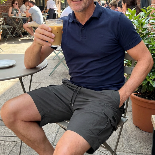 👖NYNÍ SLEVA 28 %🔥Pánské ležérní cargo šortky s elastickým pasem