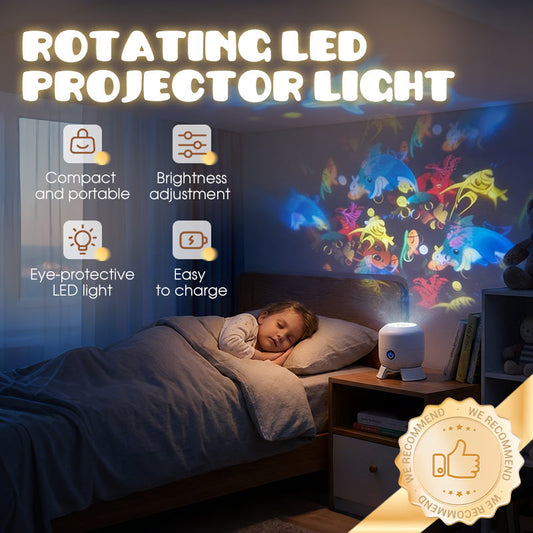 ✨Dynamicky rotující LED projektor