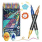 🎁🎨 Sada 24 barevných oboustranných třpytivých fixů ✨🖊️