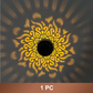 ☀️ Solární mandala lampa na zahradu a terasu - 2v1: stojací lampa a nástěnná lampa✨🏡