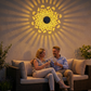☀️ Solární mandala lampa na zahradu a terasu - 2v1: stojací lampa a nástěnná lampa✨🏡