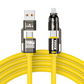 🔌 Vysoce výkonný kabel pro rychlé nabíjení 4 v 1 – 240 W PD, multifunkční nabíjecí kabel, USB-A/USB-C na Type-C/Lightning – univerzální kabel pro rychlé nabíjení telefonů a notebooků ✨