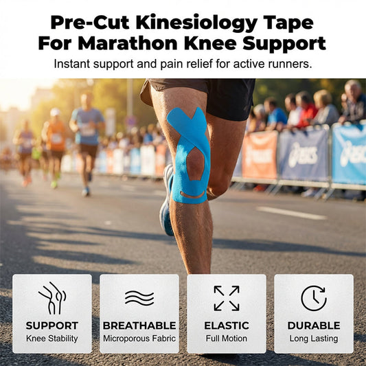 Předřezaná kineziologická páska na kolena