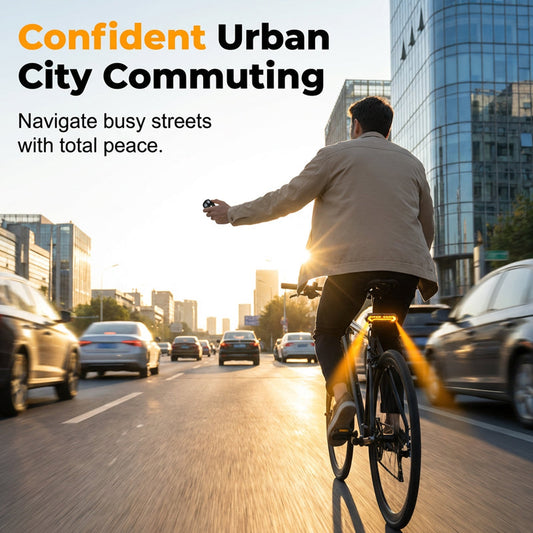 🚴Bezdrátové směrové světlo na kolo