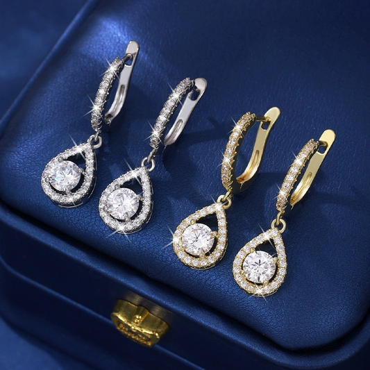 💎✨Elegantní náušnice s kapkovitým přívěskem