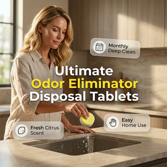 Garbage Disposal Cleaner and Deodorizer Tablets