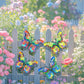 🦋 Kovová nástěnná dekorace ve tvaru motýla ✨——🌳 Venkovní dekorace