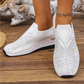 🌬️🏃‍♀️ Dámské sportovní boty s motýlími motivy a kamínky – Třpytivé pohodlí a lehký došlap ✨🦋