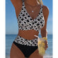 👙🌊Dámský dvoudílný bikini set s vysokým pasem