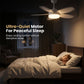❄️✨LED stropní ventilátor 2 v 1 s objímkou E27 – osvětlení, chlazení a dálkové ovládání v jednom