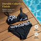 Dámské push-up bikini set – křížový design, tvarující pásek – S–2XL – pláž / léto