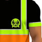 👷🔦 Dobře viditelné výstražné pracovní tričko – fluorescenční + reflexní | XS–6XL | 🛡️