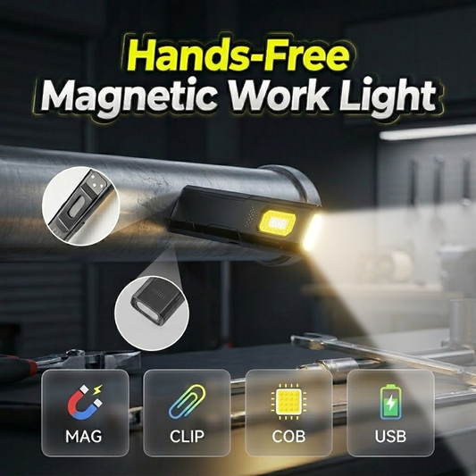 💡Magnetická pracovní svítilna, kterou lze používat bez použití rukou