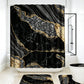Elegant Marble Pattern Bathroom Shower Curtain